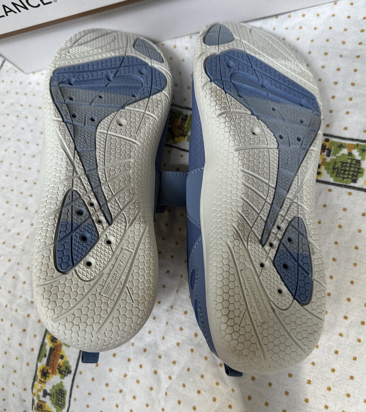 Copper Fit Womens Mary Jane Strap Blue Shoes Size 7 Medium (B,M) New W/Box