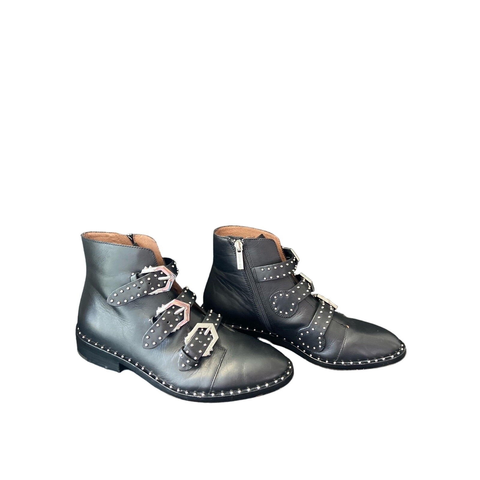 Black Lace-Up Ankle Boots | Gothic Y2K Biker Core