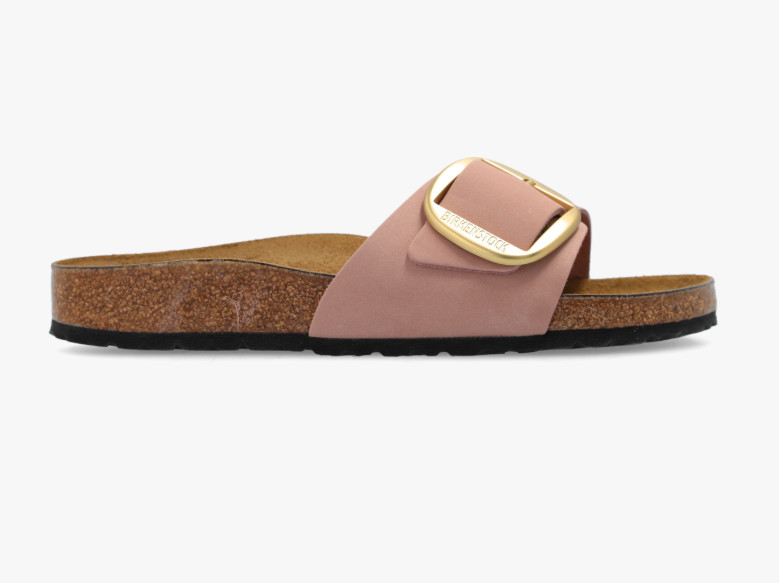 Birkenstock Madrid Big-Buckle Sandals Old Rose Nubuck Leather Women’s EU 37-41