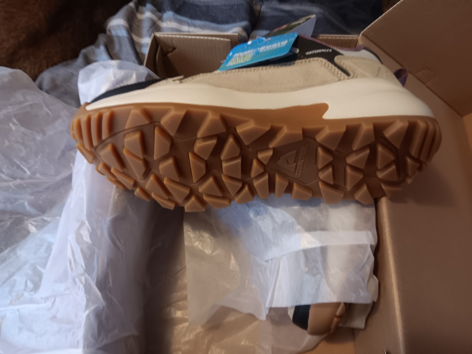 Ozark Trail Waterproof Hiking Sneaker Shoes W OT WP HIKE LOW Beige Size 6 12