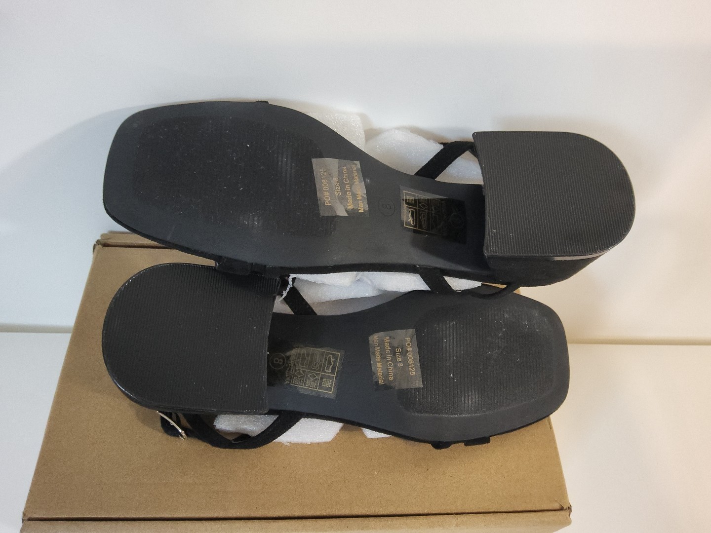 Journee Collection Womens Amity Faux Suede Bow Slingback Sandals. Size 8