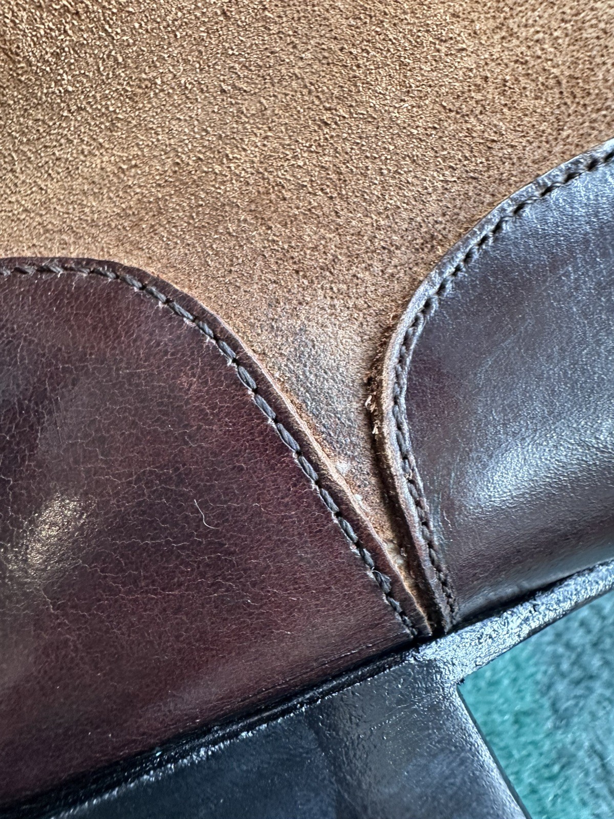 Fluevog EXCELLENT Fox & Fluevog Eugene posh leather/suede lace-up boot -W10/M8