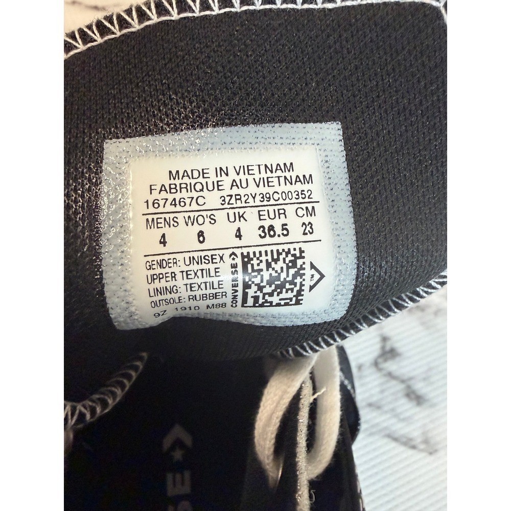 Converse All Star Black Silver Shine High Top Sneaker Satin Ribbon Laces Alt Y2K
