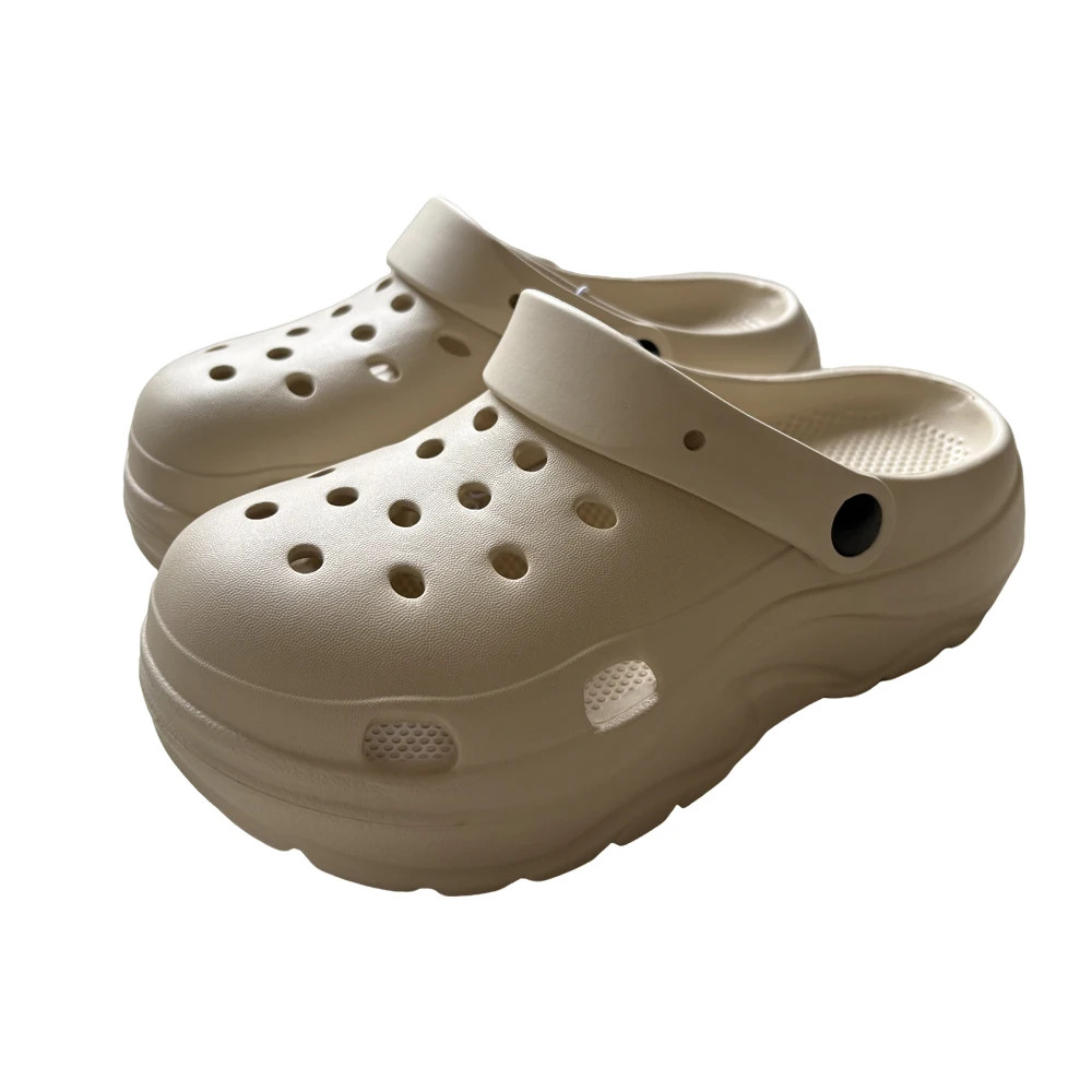 Women Thick Bottom Garden Clogs Shoes Cute Outdoor Hole Shoes EVA Casual Slip on