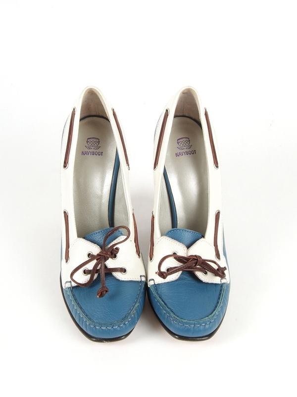 women navy boot heels navy 38