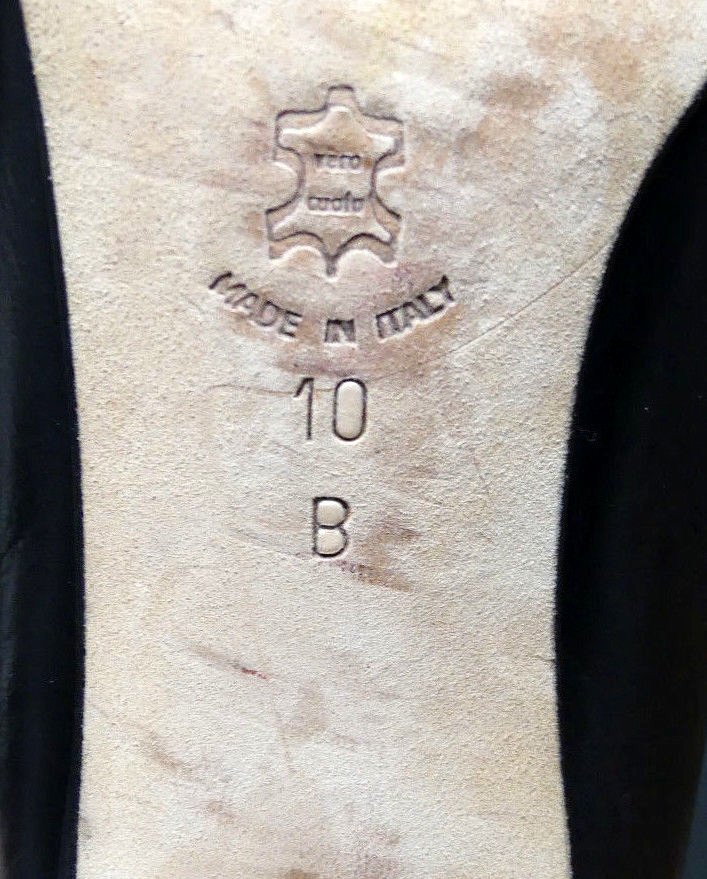 Women’s ISAAC Mizrahi Italy (NOT Target) Black Leather Classic Heels Sz. 10B