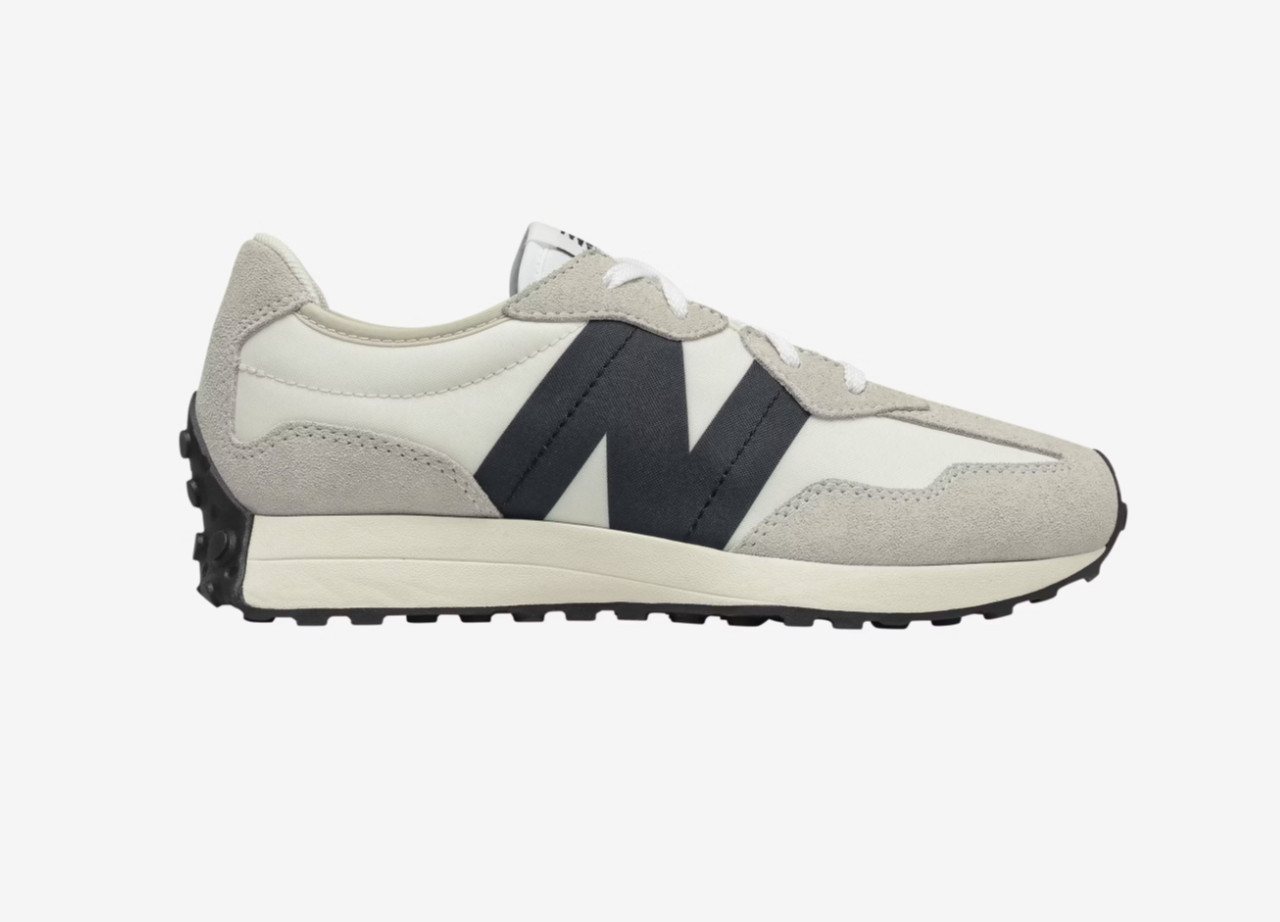 New Balance 327 Sea Salt White Black GS327FE GS Size 4Y-7Y Girls Womens Kids New