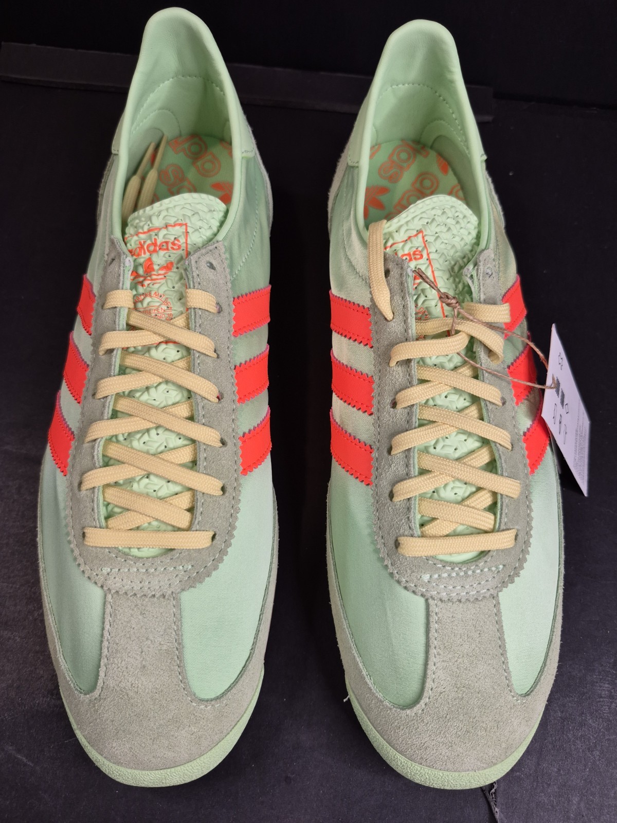 ADIDAS SL 72 OG GREEN ORANGE SIZES 9 OR 10 WOM JI0197 NIB! $100