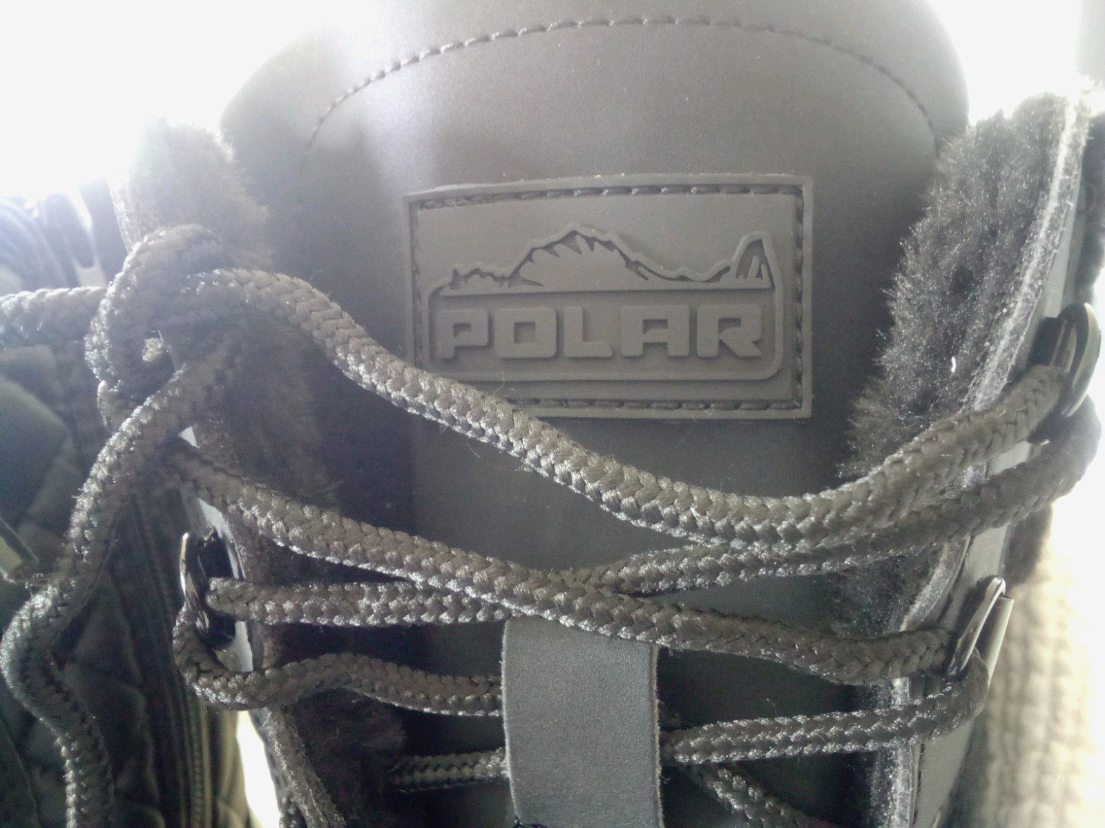 Polar Zip and Tie Boots Women’s Size 10 Black