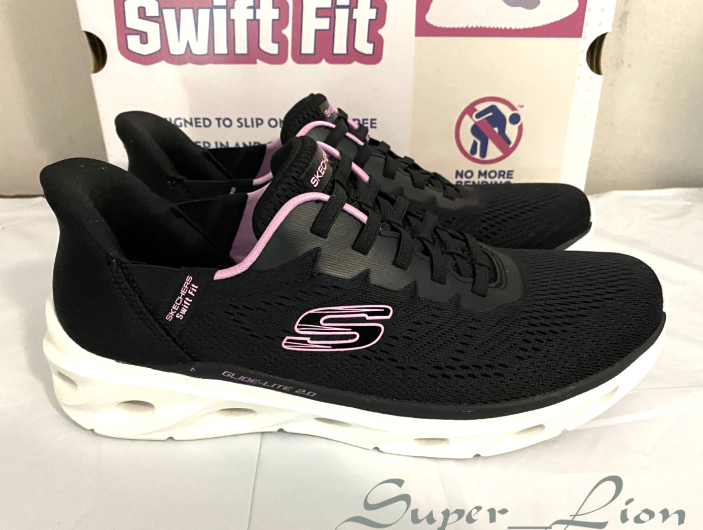 NEW Skechers Women’s Hands Free Swift Fit Memory Foam Shoes – PICK SIZE – BLACK