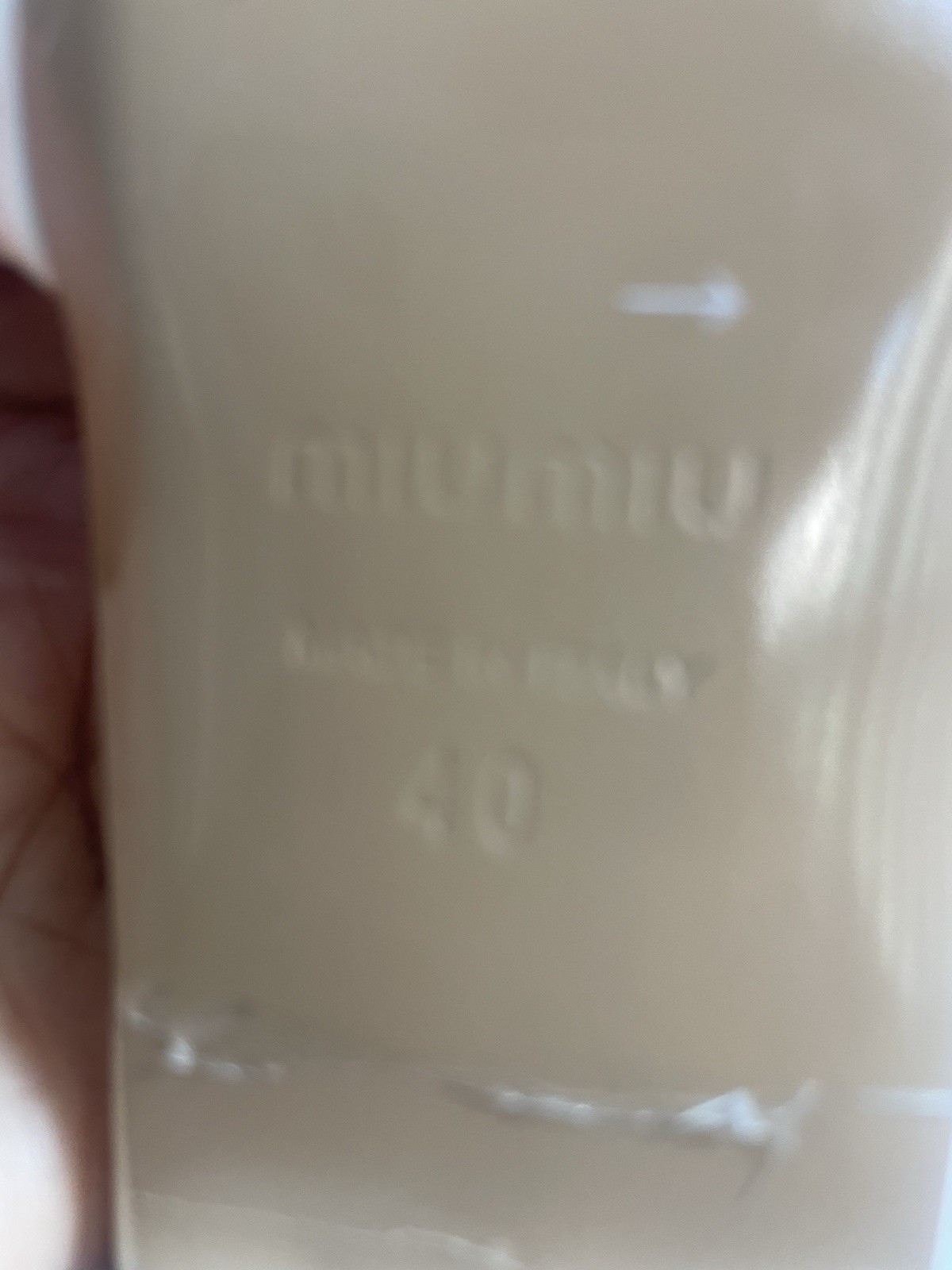 Miu Miu Matelassé Leather Slide Sandals Ivory EU 40 US 9-9.5 Made Italy