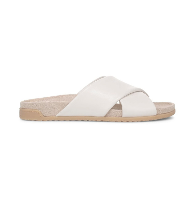 VIONIC Etna Slide Sandal, Sea Salt Leather