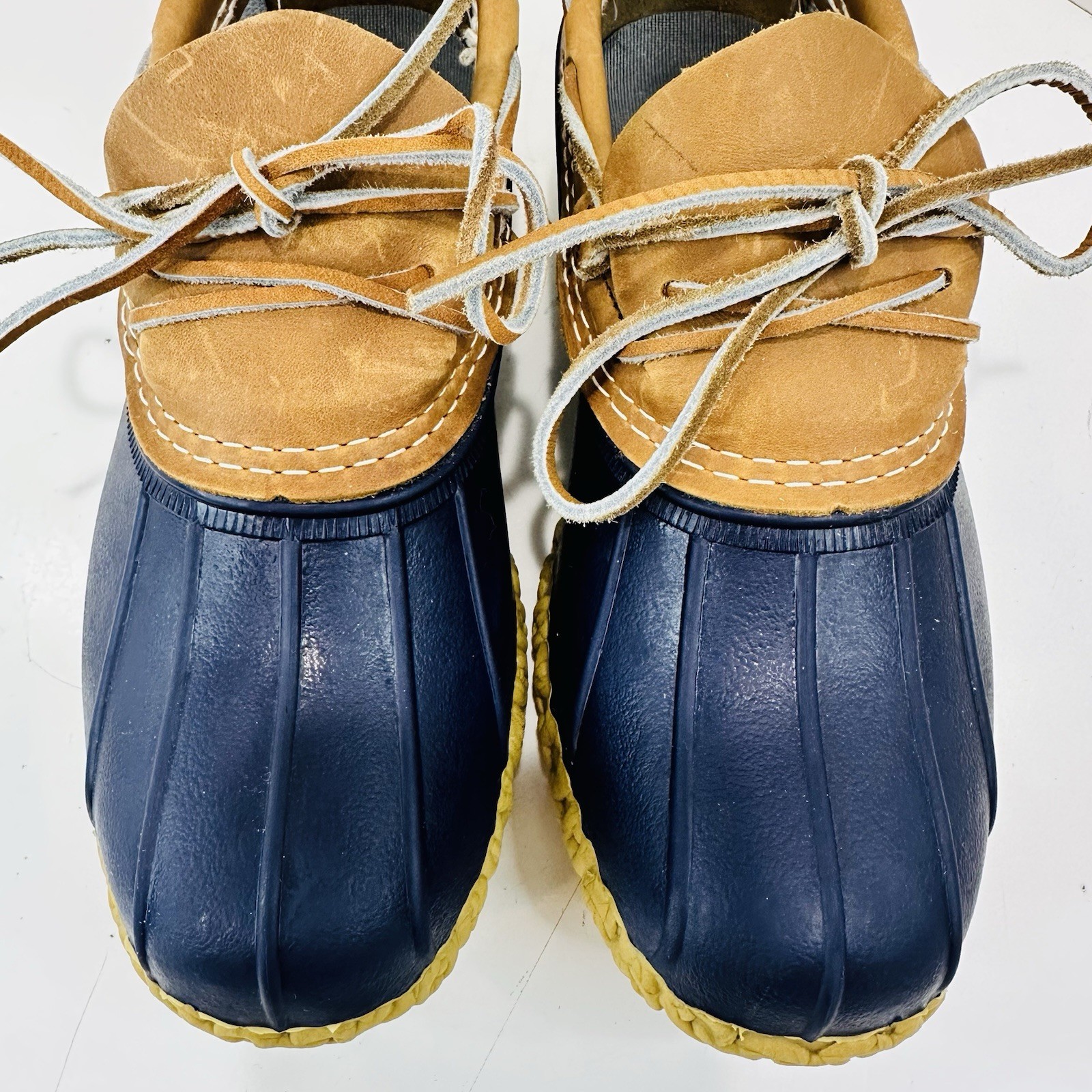 LL Bean Maine Boots Women’s Size 7 M Low Top Duck Boots 175067 Made In USA Blue