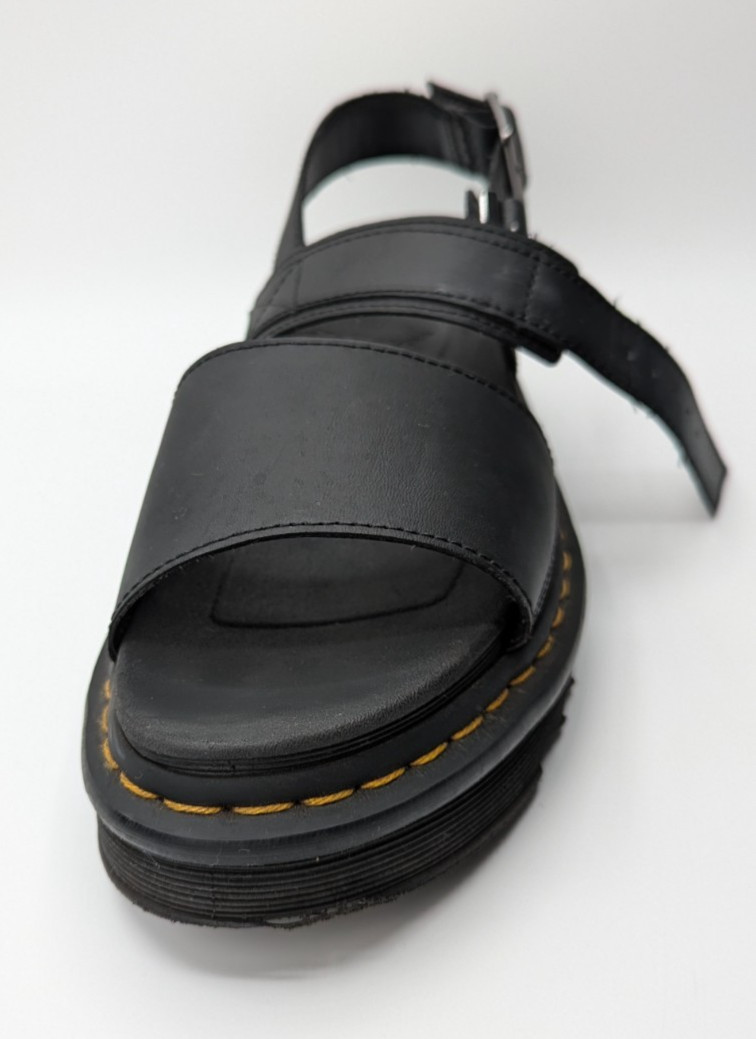 Dr. Martens SoftWair Voss Leather Black Sandals Women’s Size US 9