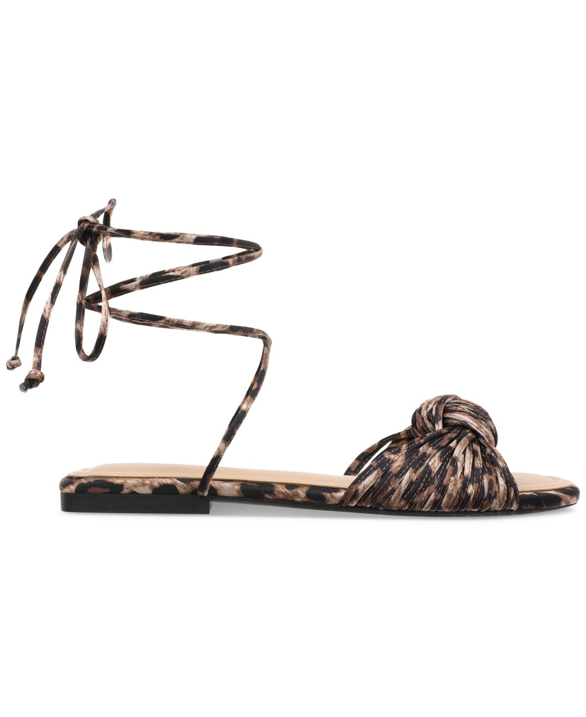 On 34th Women’s Jenniee Knot Flat Sandals, Exclusively at Macy’s – Leopard