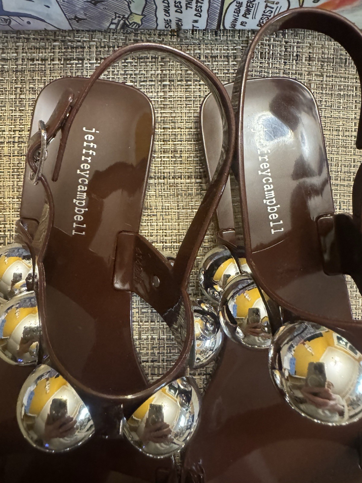 Jeffrey Campbell Gum Drop Studded Jelly Sandals