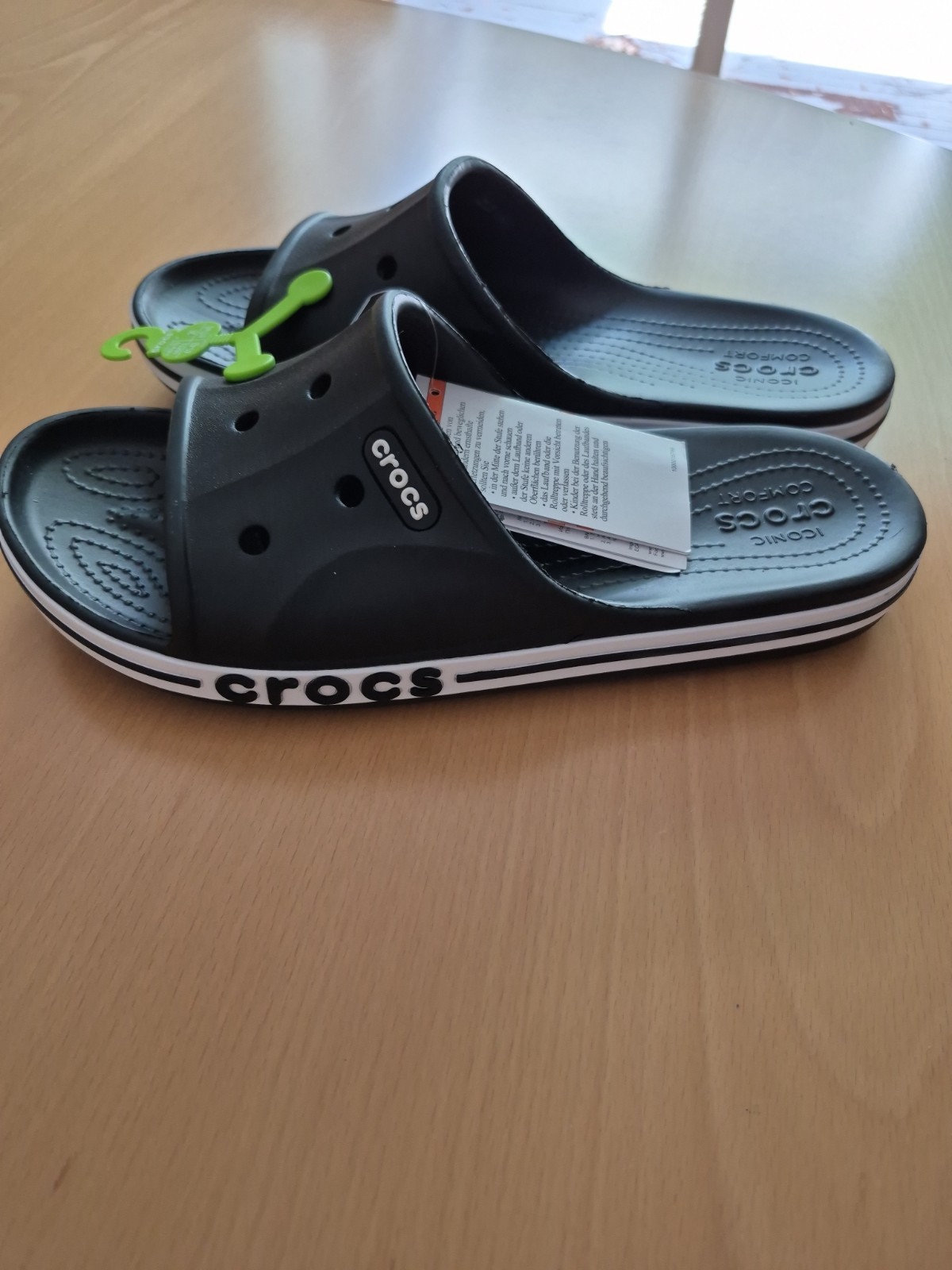 NWT Crocs Women’s Bayaband Slide Black Sz. 10 (FITS MEN SZ. 8) Waterproof