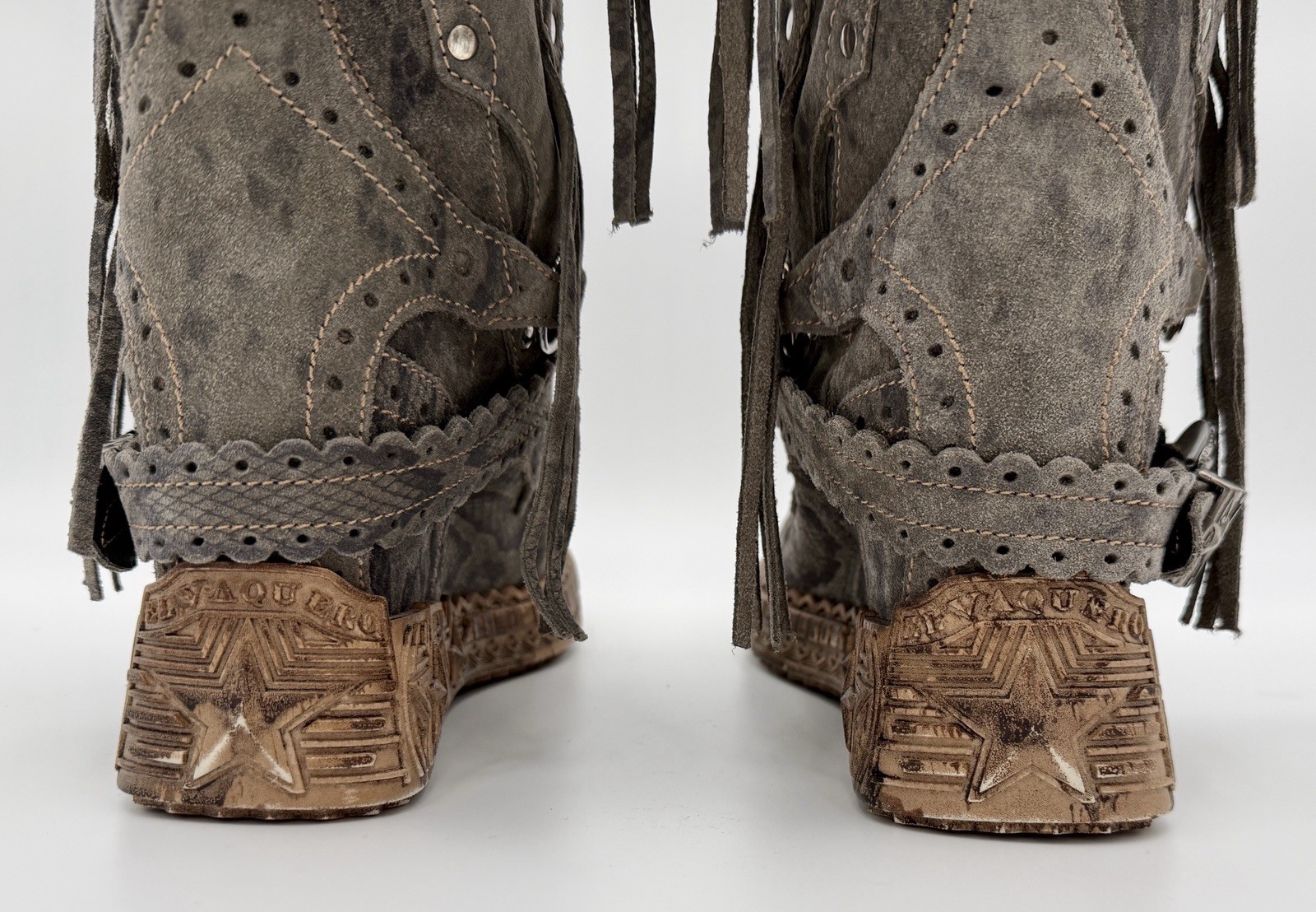 El Vaquero Mirea | Reptile Vine | Sz 39 – Women’s Wedge Moccasin Boots NEW