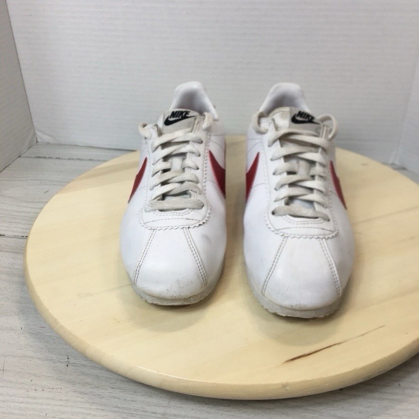 Women’s Nike 807471-103 OG Classic Cortez Leather Sz 7 Shoes White Red Blue