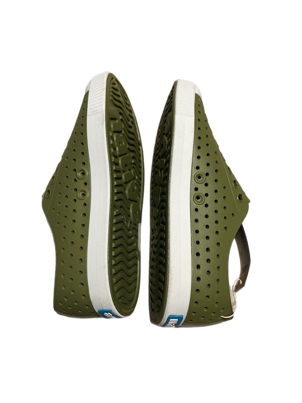 Native Jefferson Bloom Olive Green Casual Shoes Lightweight Comfy M4 /W5 NWT