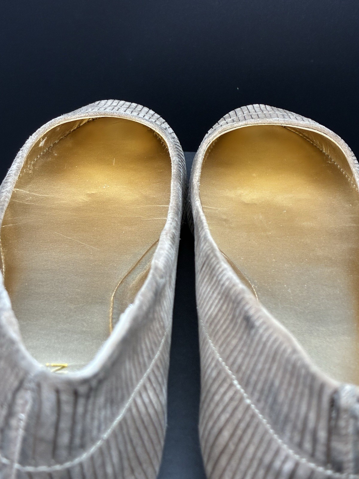 Kenneth Cole REACTION Suede Ballet Flats, Nude, 10 M