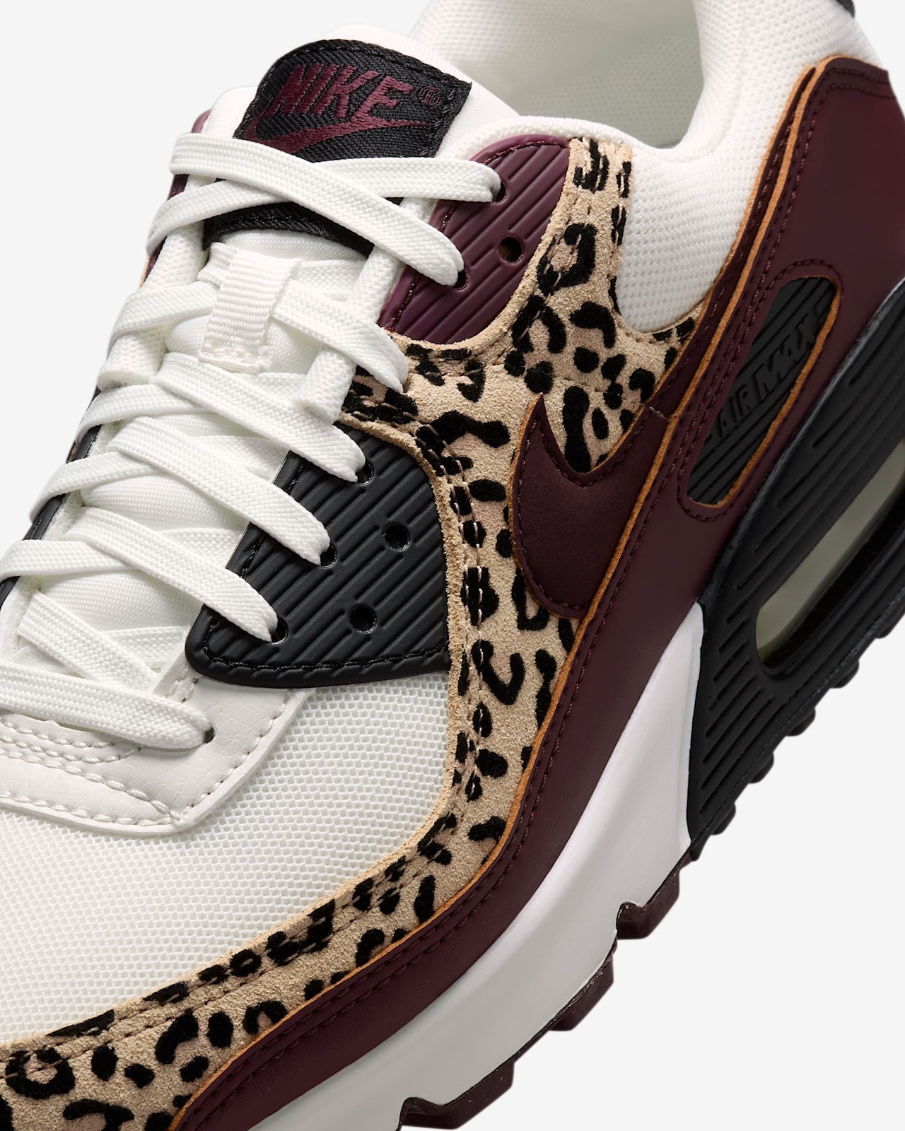 NIKE Women’s Air Max 90 IF1619-102 Sail Black Burgundy Crush