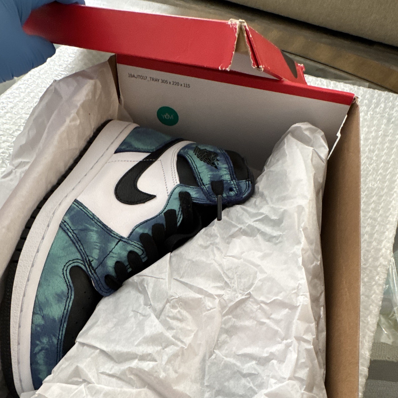 Jordan Air Jordan 1 Retro OG High Tie-Dye CD0461-100 Leather 2020
