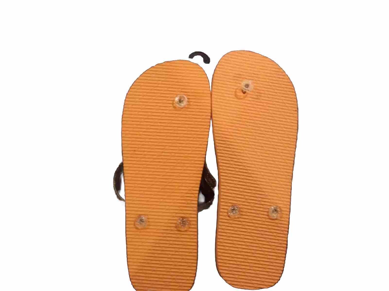WOMENS JUNCTURE SUMMER MARGARITAFLIP FLOP RUBBER BEACH SANDALS SIZE MED 7/8 NWT