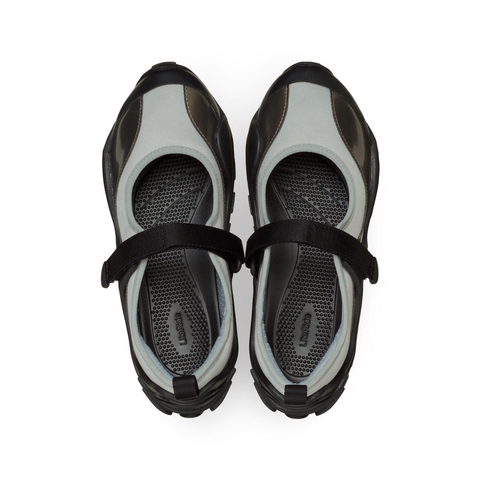 Crocs Terre Ballet Core (Black Silver Metallic) Women’s Shoes 210639-923
