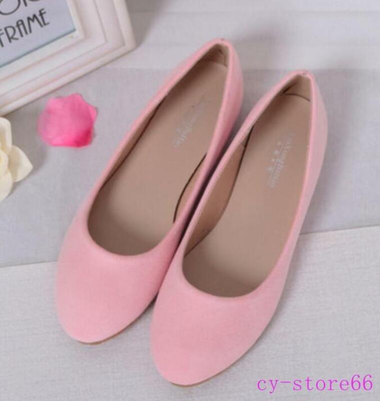 Womens Flat Round Toe Comfort Slip On Casual Flat Oxford Pumps Boat Shoes Hot