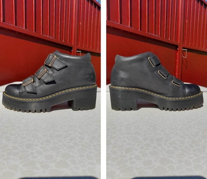 Women Dr Martens boots black leather 38 #3KWE