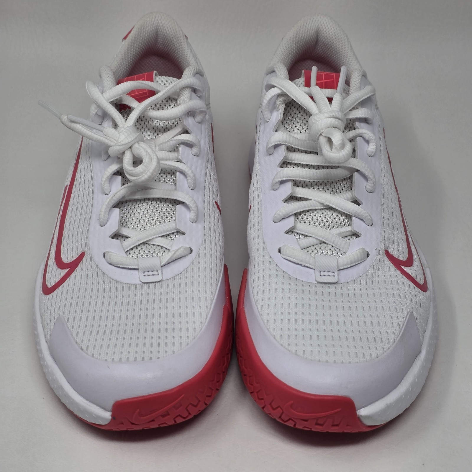 Nike Court Vapor Lite 2 HC Tennis Shoes White/ PinkWomen’s Size 8 DV2019-108 New