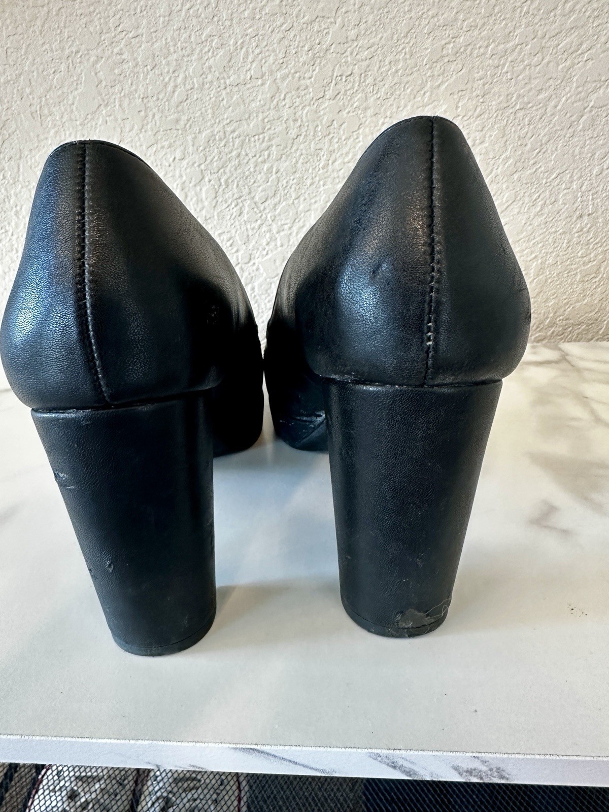 Naturalizer Black Platform Block Heel Pumps – Women’s Size 7W
