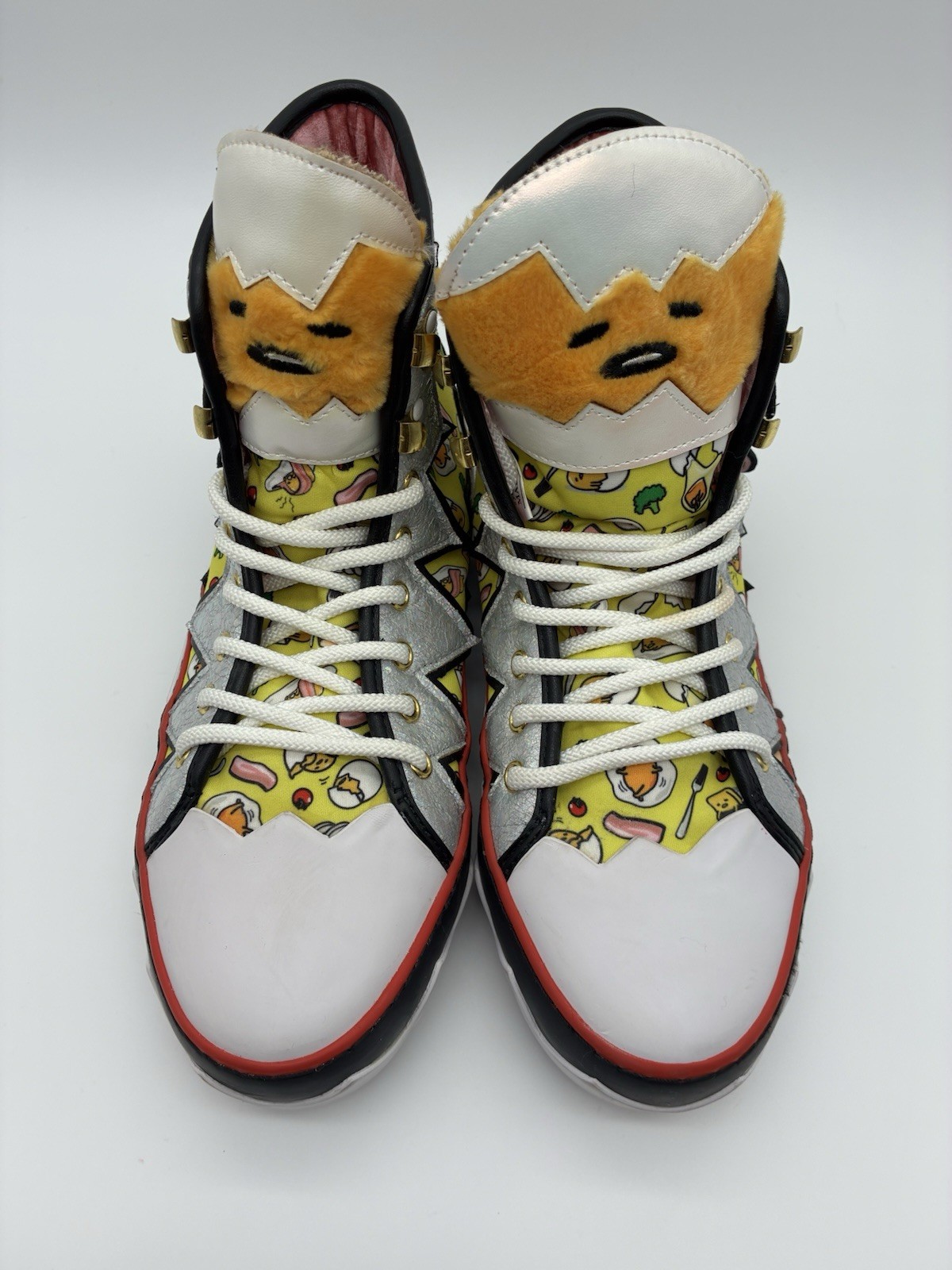 Irregular Choice x Hello Kitty & Friends GUdetama You Crack Me Up Sneakers Sz 39