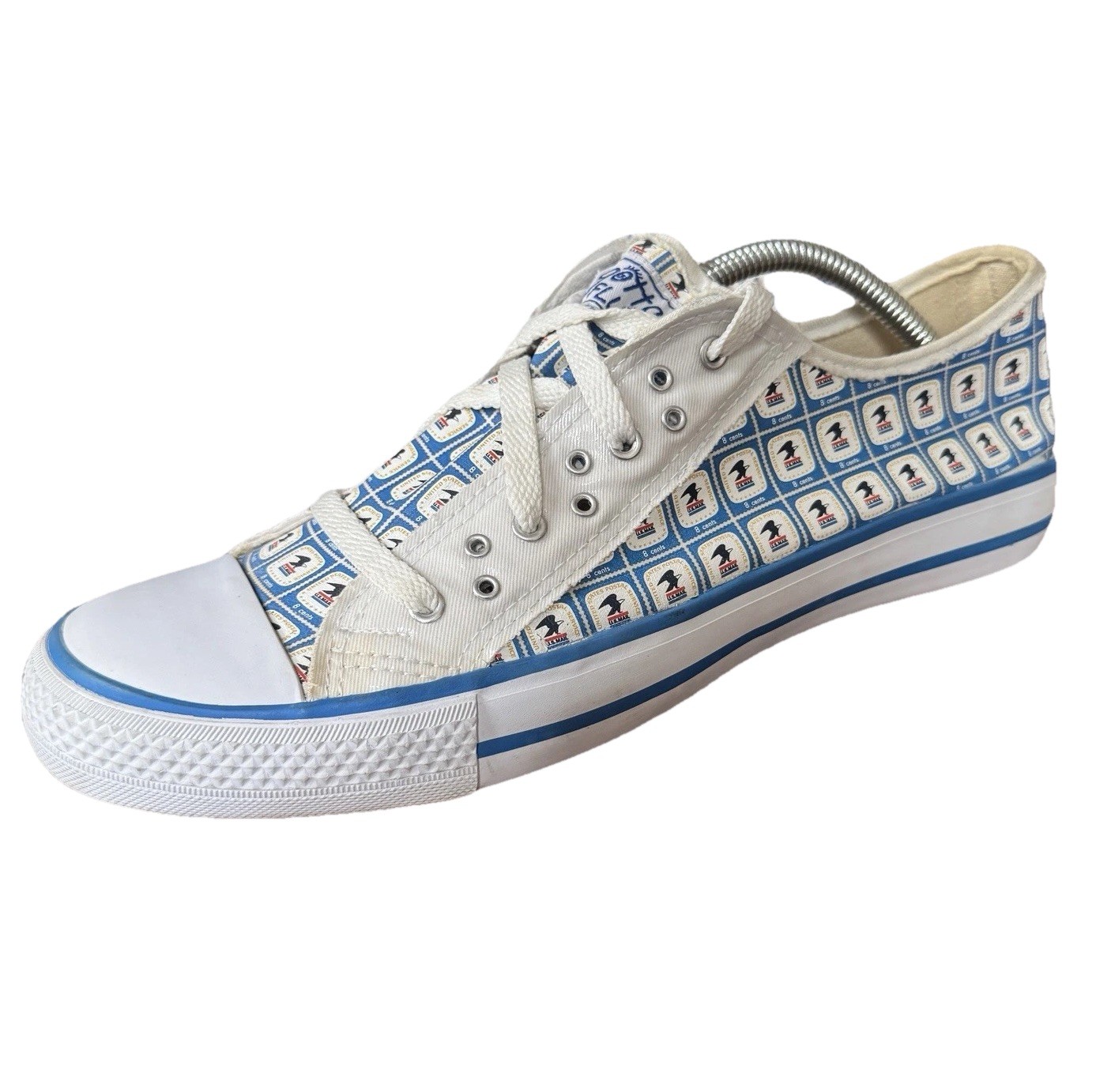 Gotta Flurt USPS Mail Eagle Stamp Print Low Top Sneaker Women’s 11 | Men’s 9