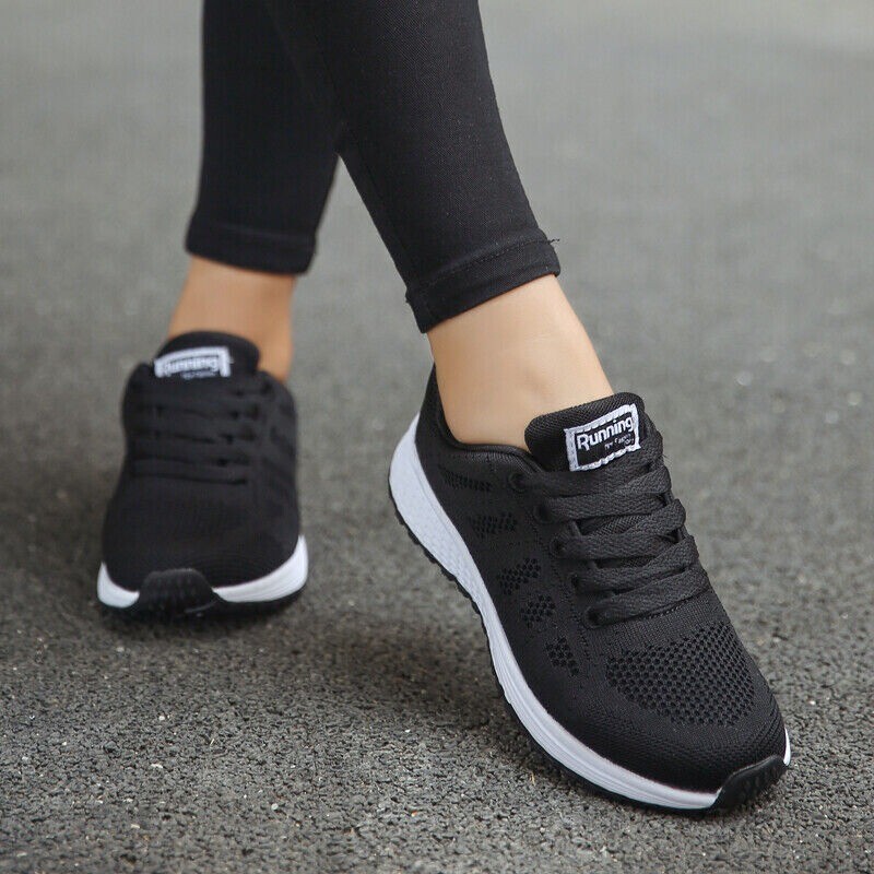 Orthopedic Walking Round Shoes for Women Mesh Breathable Trainers Outdoor Sport