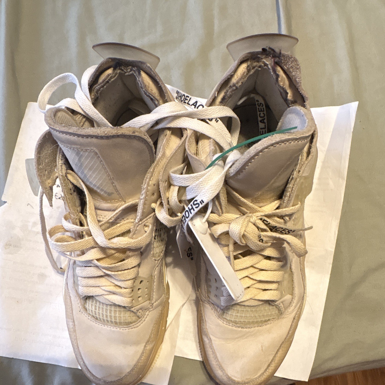 Jordan Air Jordan 4 Sail Mid Top Lace-Up Women’s Athletic Sneakers CV9388-100