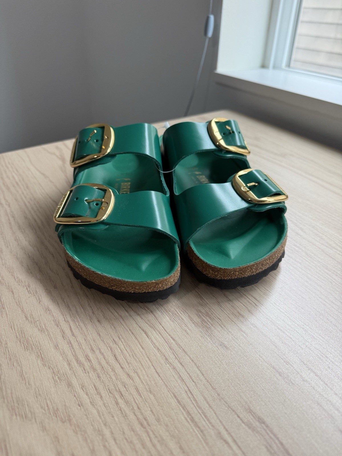 Birkenstock Arizona Big Buckle Sandals – Green! – Size 38 – See Photos