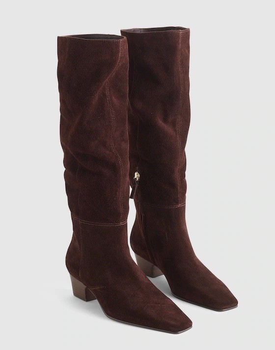 Madewell The Lexie Tall Boot with Extended Calf in Suede 10 M NWOB $298 NX608