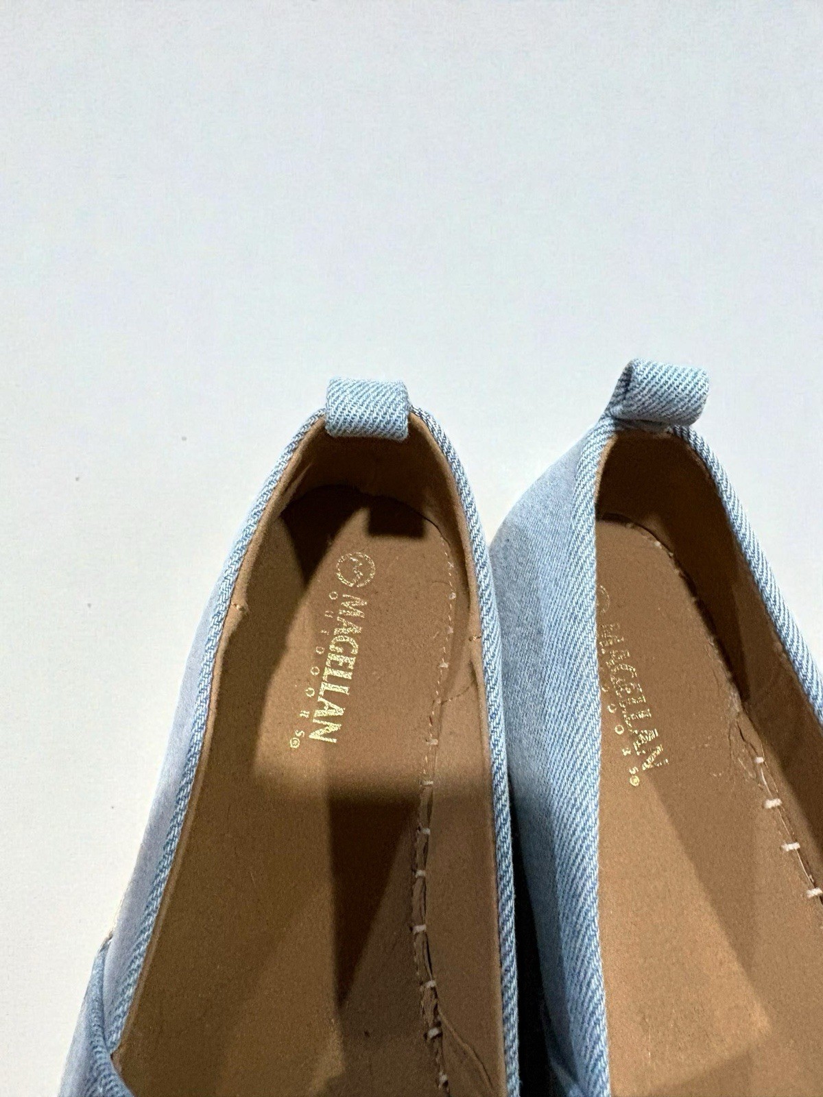Magellan Outdoors Womens Denim Espadrille Shoes 182697 Slip On Flats Size 9