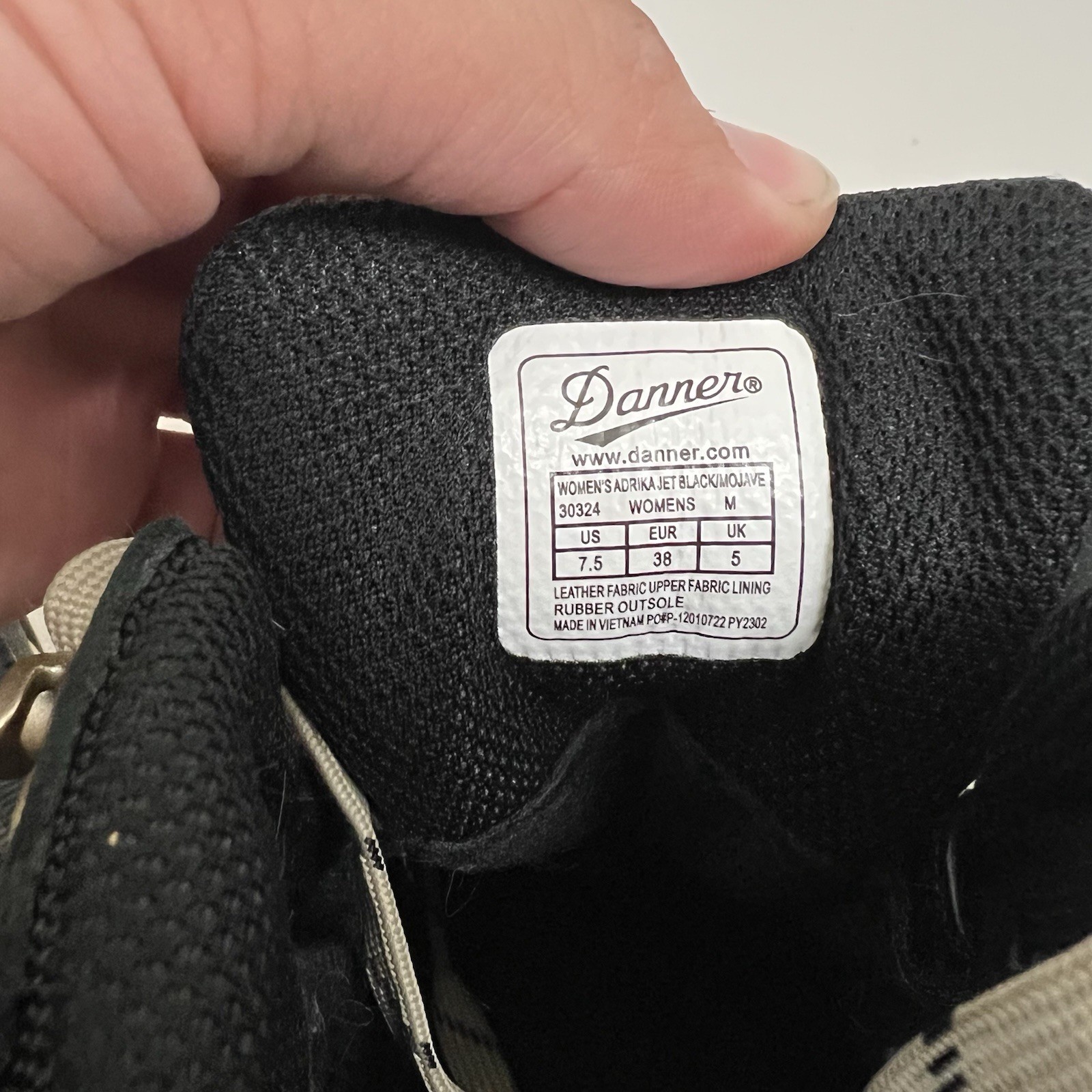 Danner Adrika Womens 7.5 Waterproof Hiking Boots Outdoor Work Wear Shoes