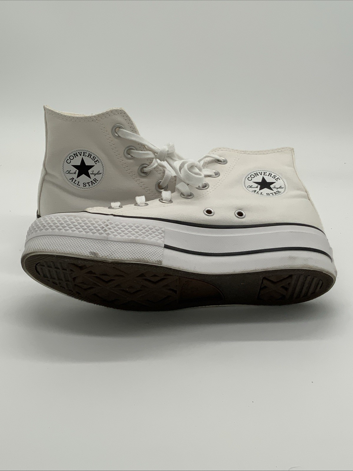 Converse Chuck Taylor All Star Platform High White/Black Women Size 5 560846C