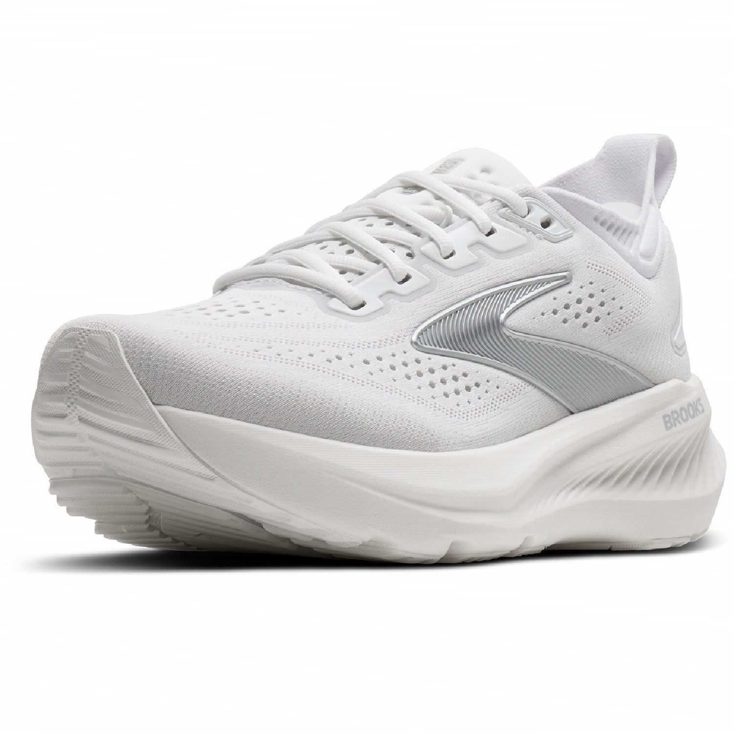 Brooks Women’s Glycerin 23 Running Shoes, White/Grey (NEW)