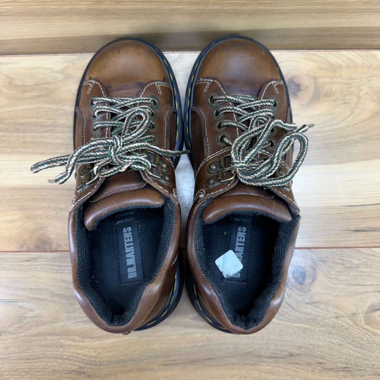Dr Martens Vintage Y2K Brown Oxford Womens 7 UK 5 ENGLAND Chunky Punk 90’s