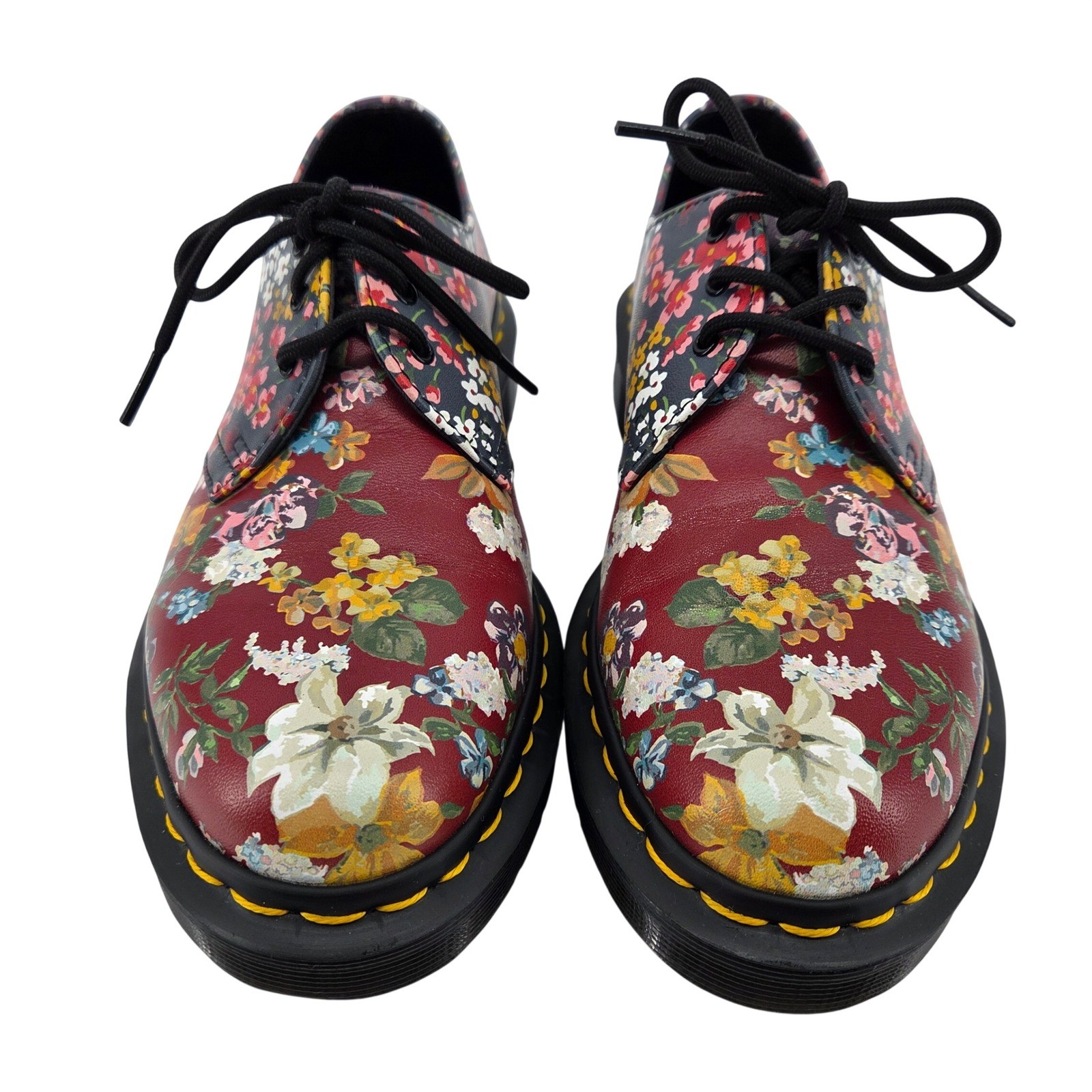 Dr. Martens 1461 Floral Clash Oxford Shoes Multicolor Wanderlust Leather Boho 8