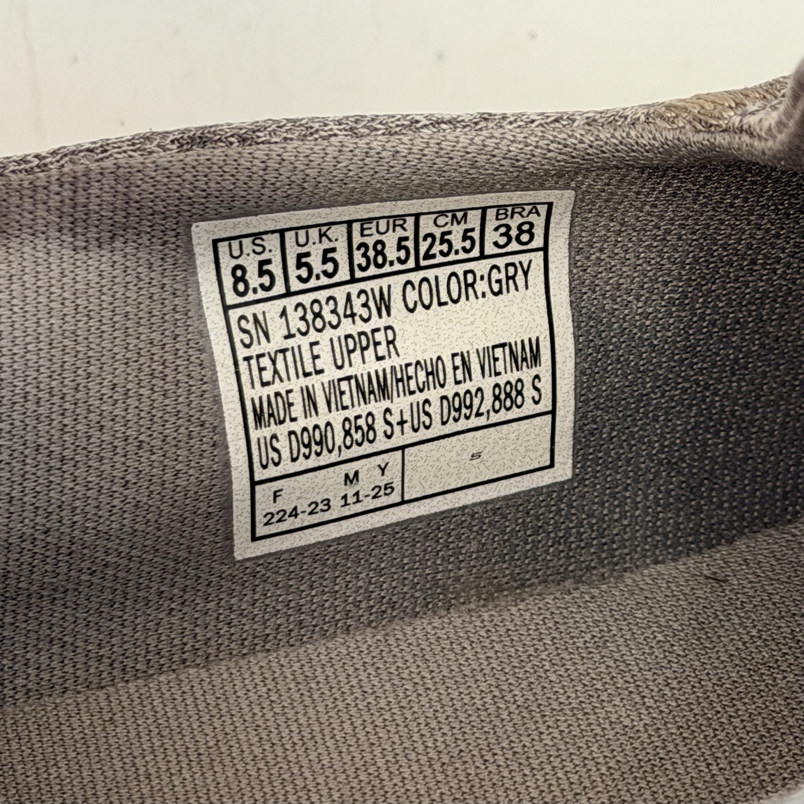 Skechers Hands Free Slip-Ins On-The-GO Flex Womens 8.5 Wide Grey Shoes