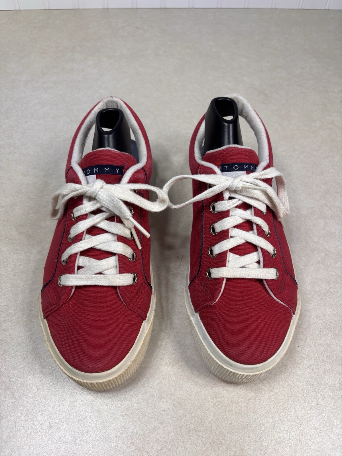 Tommy Hilfiger Platform Canvas Slingback Sneakers Classic Y2K Shoes Women’s 8.5
