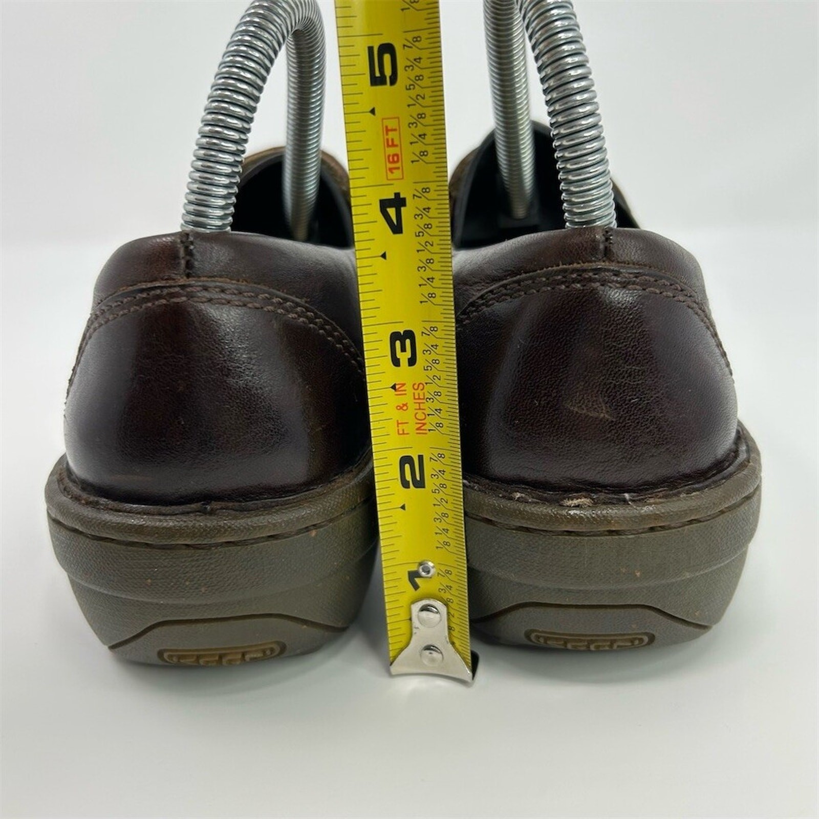 Keen Clara Women’s Slip-On Clog Mule Shoes Brown Comfort Casual Workwear Size 6