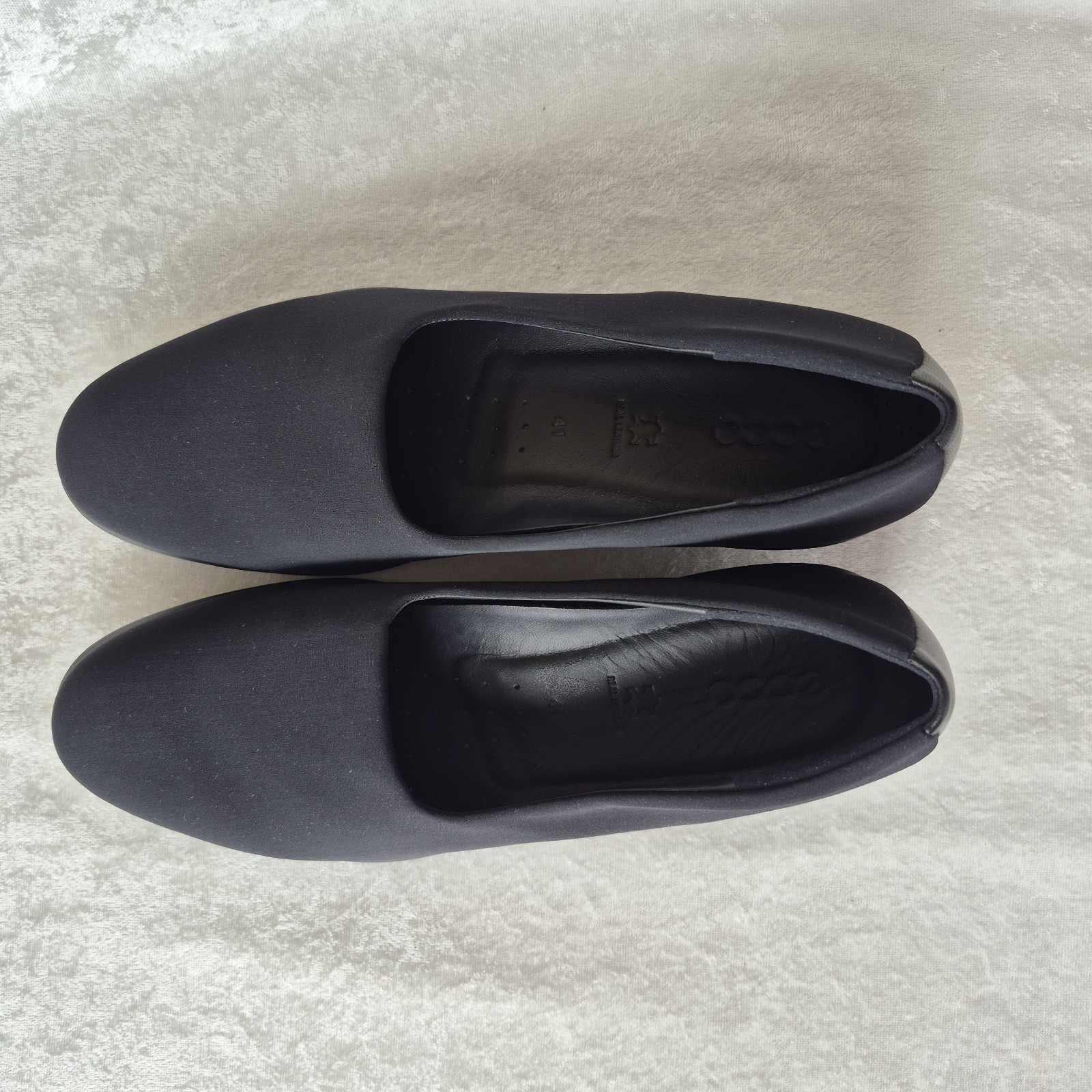 ECCO Women’s Black Slip-On Wedge Comfort Shoes Round Toe EU 41 US 10–10.5