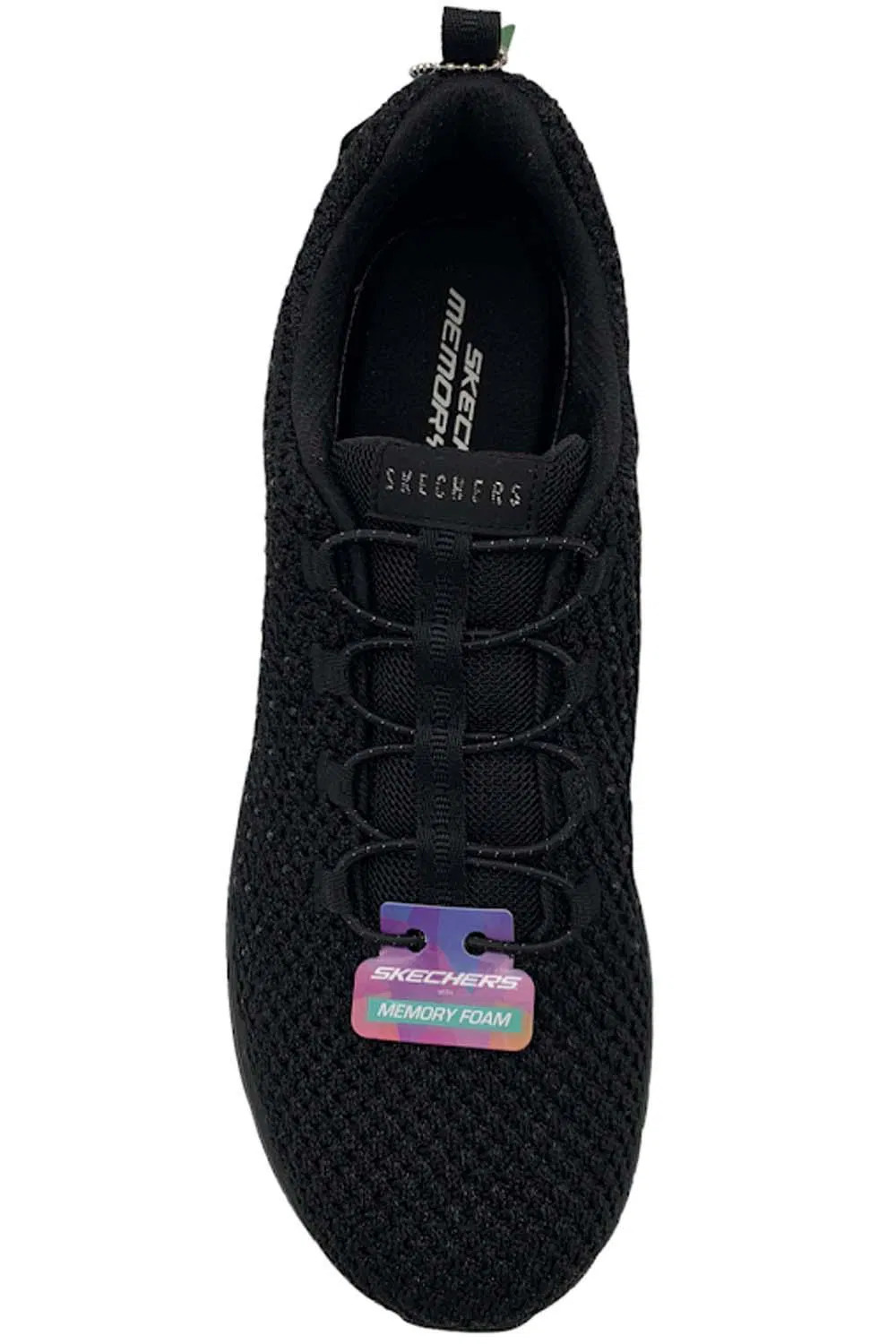 Skechers Virtue Rhinestone Vegan Sneakers Glamour Black